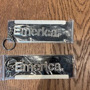 Emetics skateboard keychain